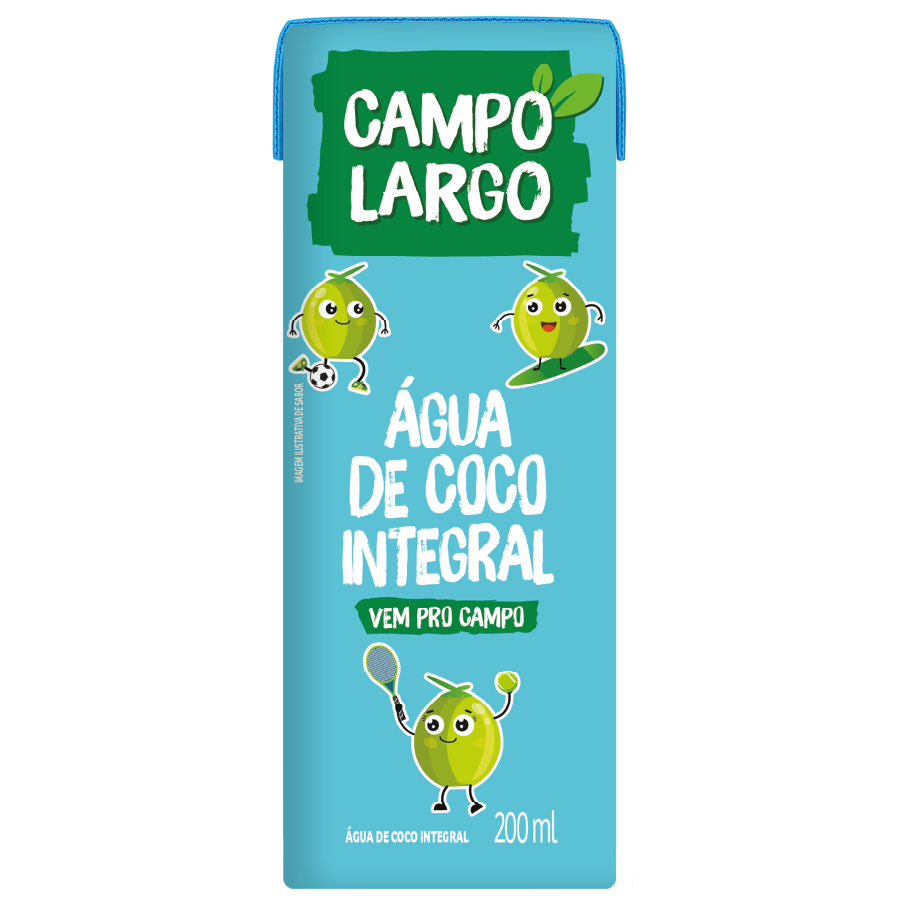 Campo Largo Agua de Coco en Cartón 200ml